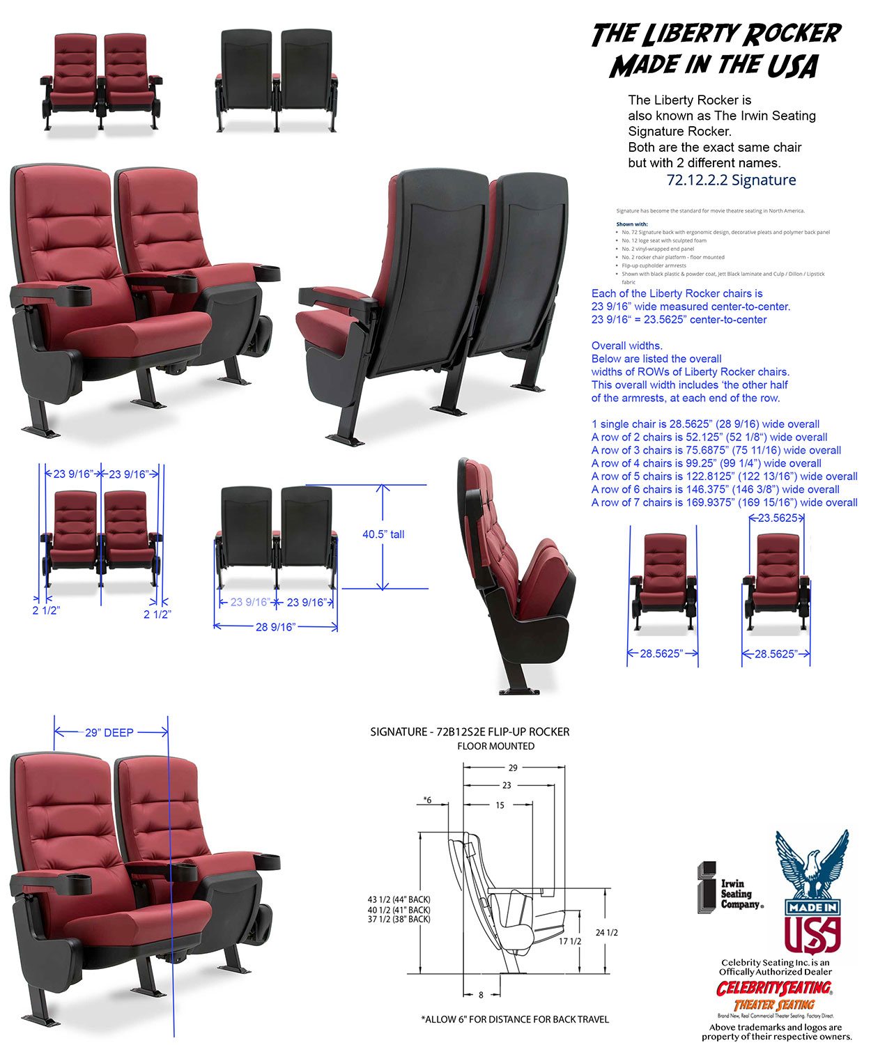 new theater seats installation instructions